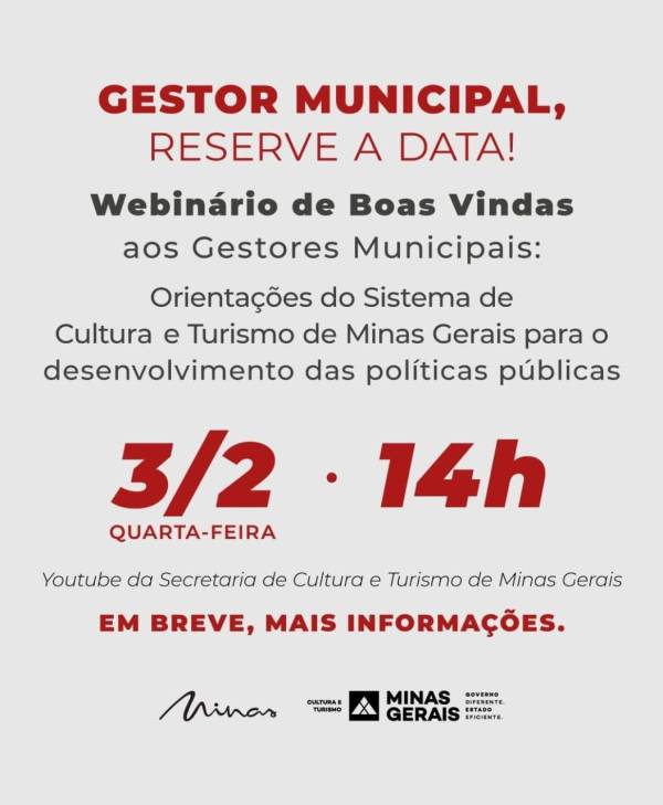 Webinário de Boas Vindas