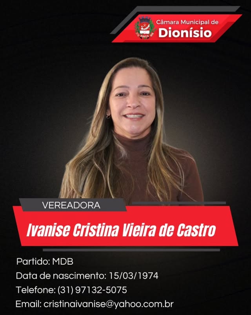Ivanise Cristina Vieira de Castro